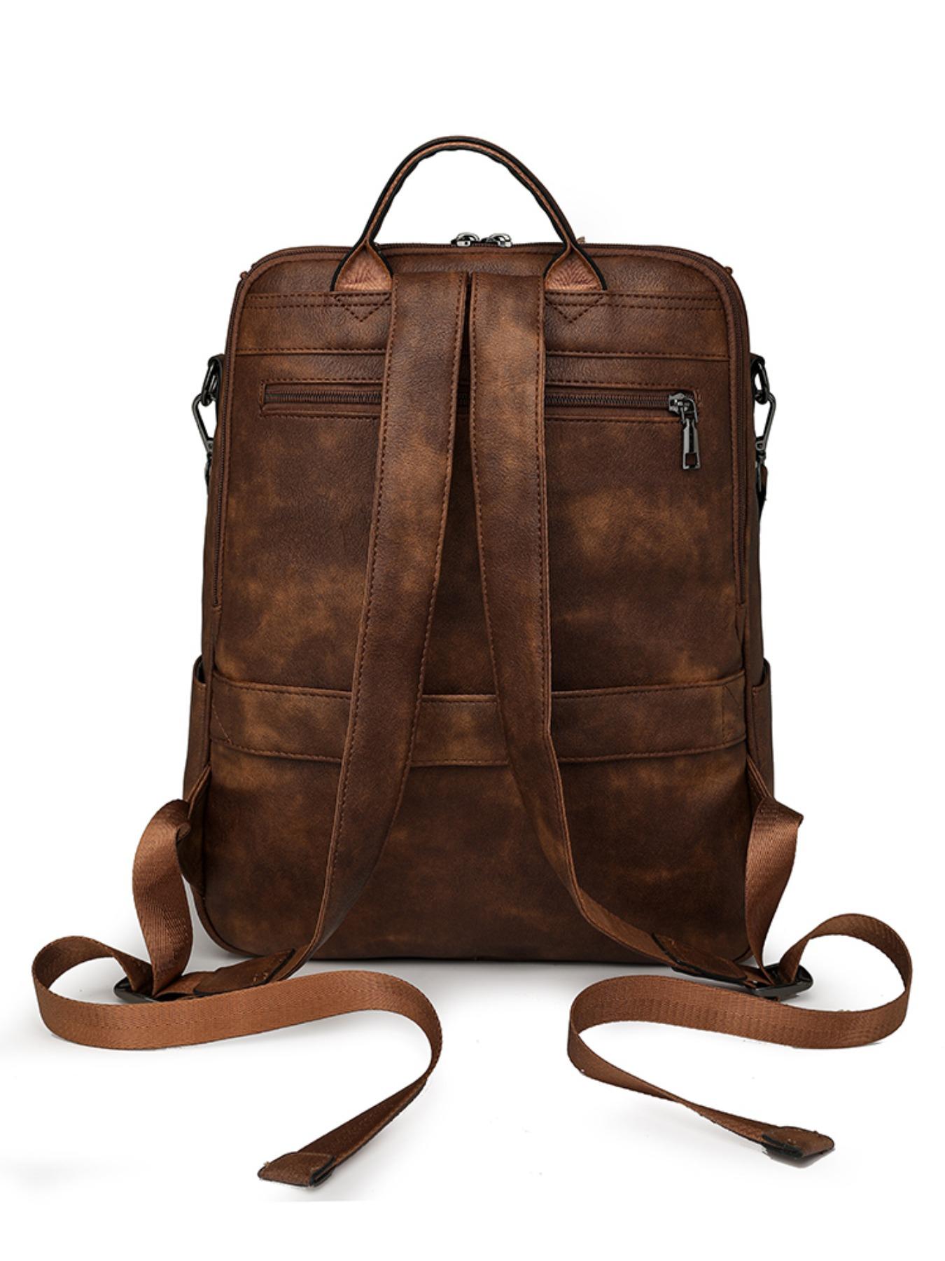 Women's Large Capacity Backpack, Anti-Theft Waterproof Laptop Bag, Multi-Layer Design, 15.6 Inch Computer, Adjustable Shoulder Strap