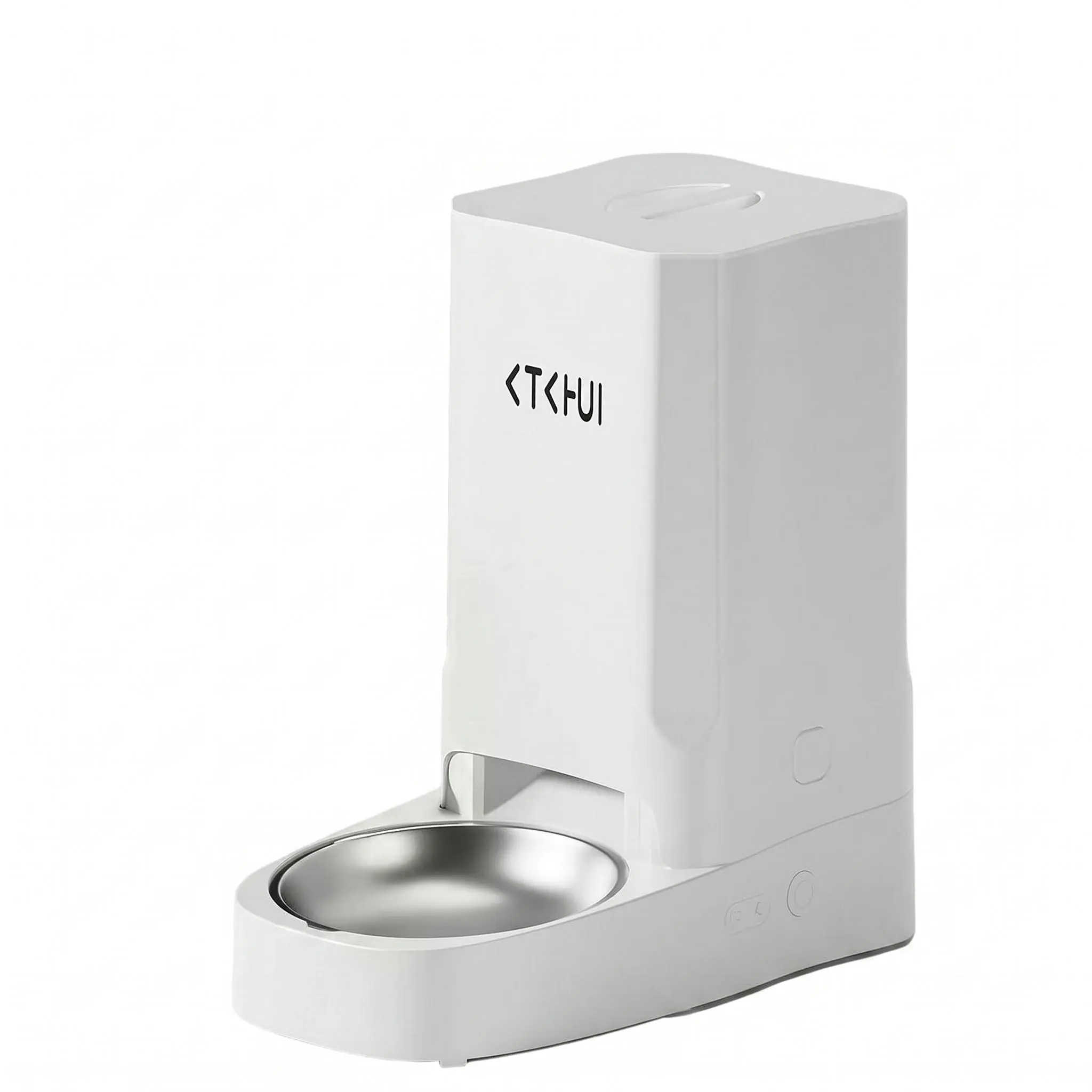 3L Smart WIFI Automatic Pet Feeder, Large Capacity Anti-Clog Auto Food Dispenser - Stainless Steel Bowl, APP Control - Cat Feeder, Manual & Timer Feeding