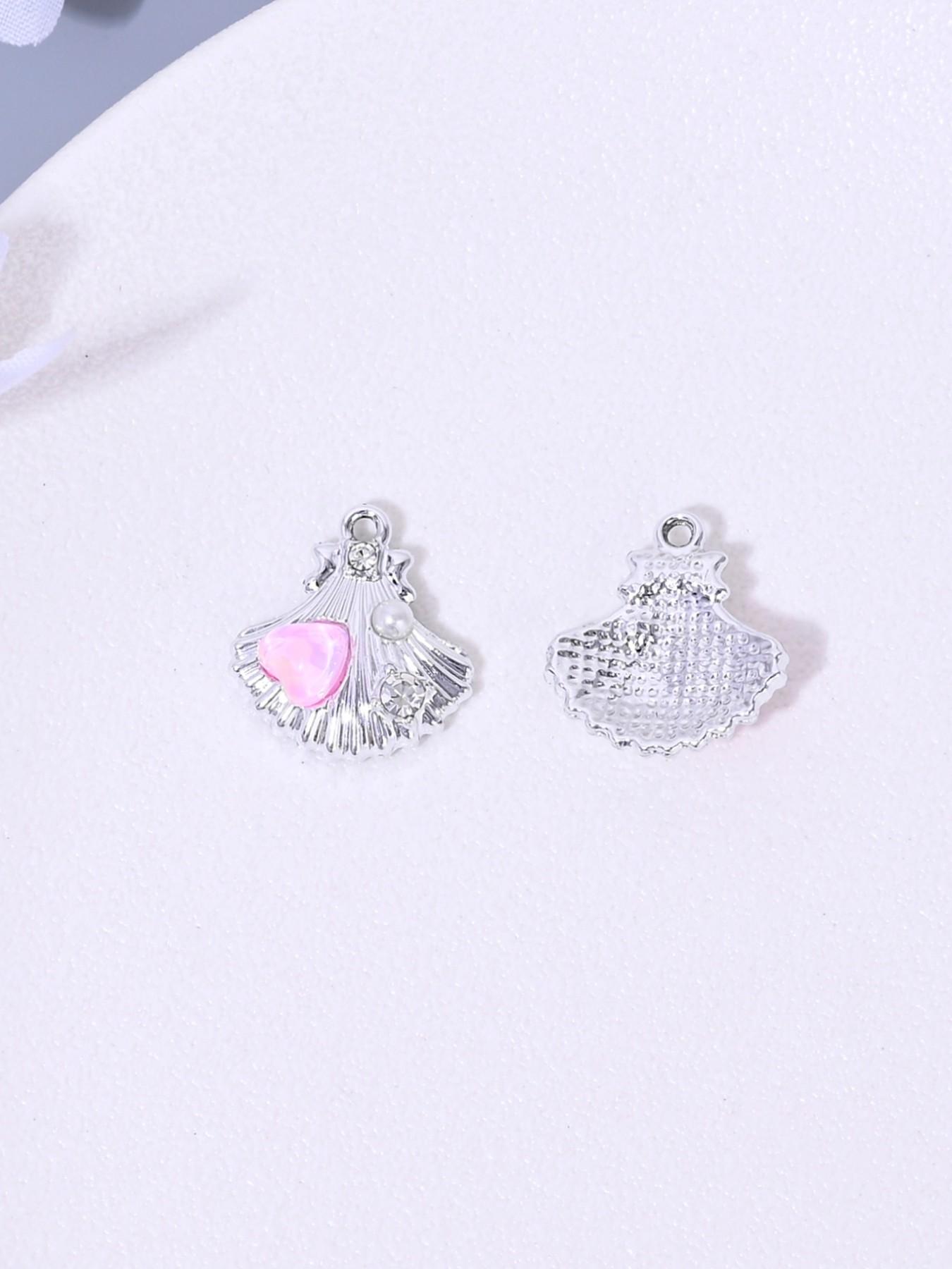 10 Sweet Oceanic Shell Starfish Charms, Perfect for DIY Jewelry Making, Earrings, Necklaces, Bracelets, Keychains, Daily Accessories