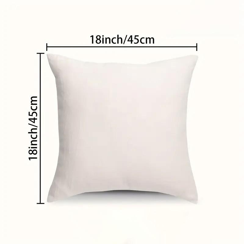 Chenille Plaid Throw Pillow Covers, Boho Farmhouse Black‑White Grid Woven Raised Textured Cushion Covers, Decorative Pillowcase for Couch Sofa Bed Living Room Home Decor, Pillow Inserts Are Not Included