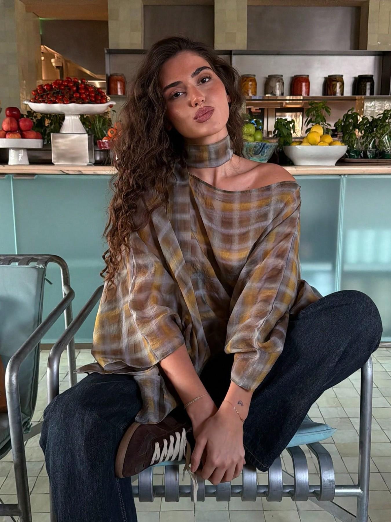 Women's Summer Casual Patterned Halter Neck Tie Blouse Shirt, One-Shoulder Flutter Sleeve Design, Lightweight Breathable Slim Fit Top, Perfect for Daily Wear, Casual Classy Elegant