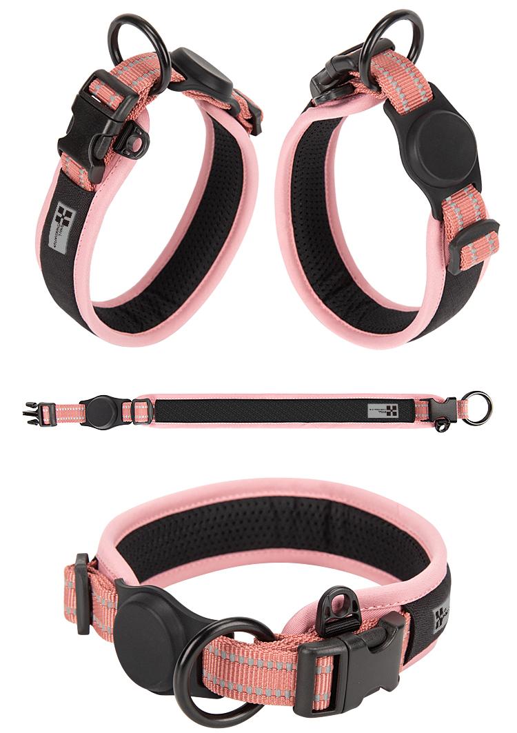 Adjustable Airtag Dog Collar Breakaway with ,Reflective with Dog Collar Airtag Holder,for Small, Medium & Large Dogs,Pet Supplies,Accessories,Gifts(No AirTag included)