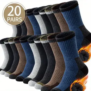 5/10/20 Men's Women's Hiking Thick Cushioned Moisture Absorbing Socks, Hiking Outdoor Socks, Hiking Socks Snow Mountain Socks, Suitable for The Elderly, Perfect Gift for Mom and Dad