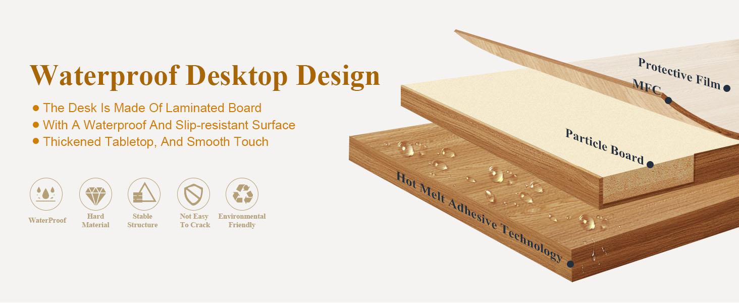 31.5''-62''Folding Table - Space Saving Writing Desk for Small Spaces/Bedroom/Office, Portable Laptop Table No Assembly Needed, Study Desk with Sturdy Frame Foldable Desk Adjustable Desk