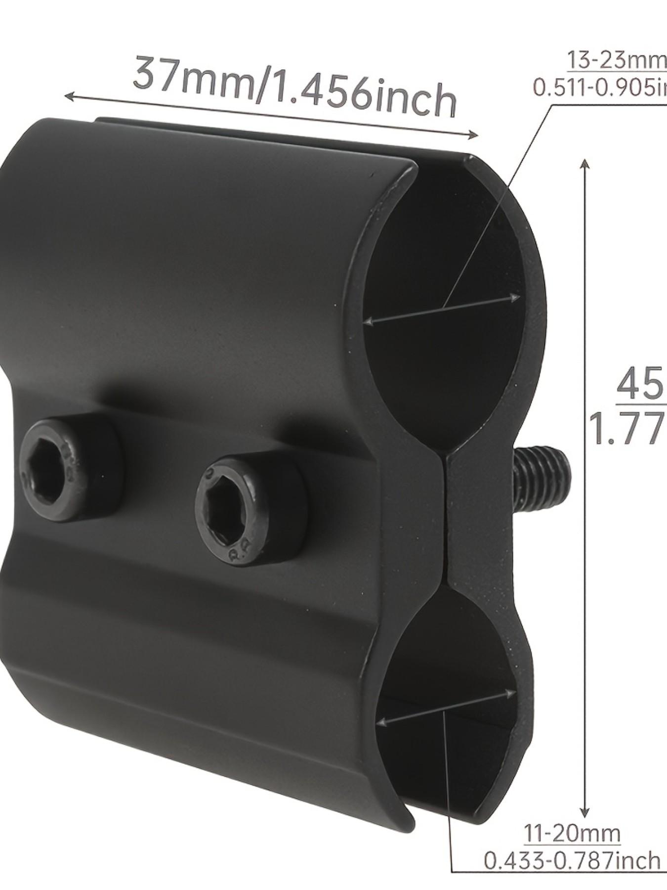 Outdoor Shooting Lantern Mount, Matte Dual Tube Aluminum Laser Scope Bracket, Sports Optics Holder, Durable & Reliable Design
