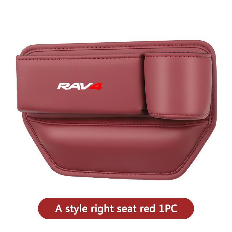 Car Seat Gap Organizer Console, Crevice Side Storage Box, Slit Gap Filler for Toyota Rav4, Logo, Gr 86, Supra, Yaris, Prius, Corolla, C-Hr, Auris, Trd