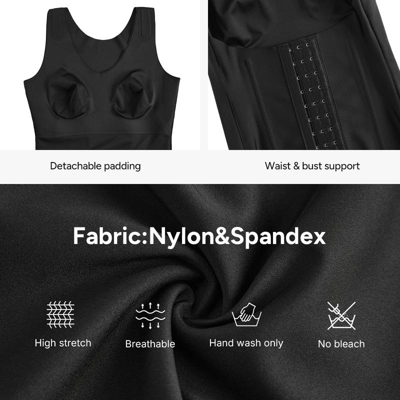 Nebility Fitness Belt Corset Camisole With Built In Bra Abdominal Support Tank Top Tummy Tuck Garment Shapewear Basic Compression Womenswear