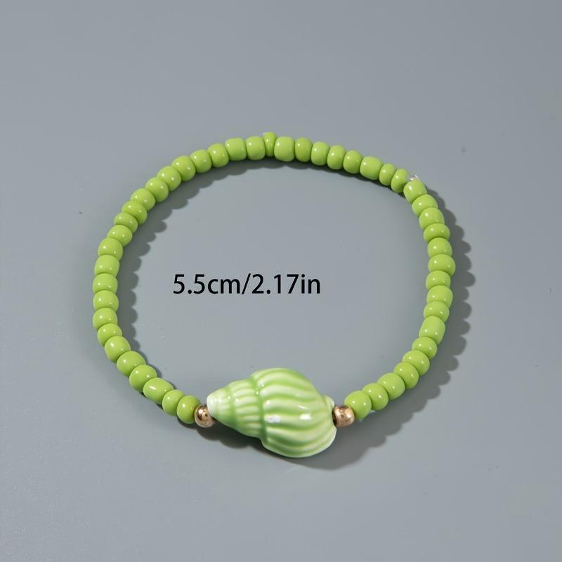Women's 20pcs Colorful Bracelet Set - Stackable Beach Charm Arm Candy with Round Beads and Ocean Charms for Vacation & Casual Wear, Daily Wear, Colorful Beads, Arm Candy Accessories, Bracelet Stacking, Bracelets