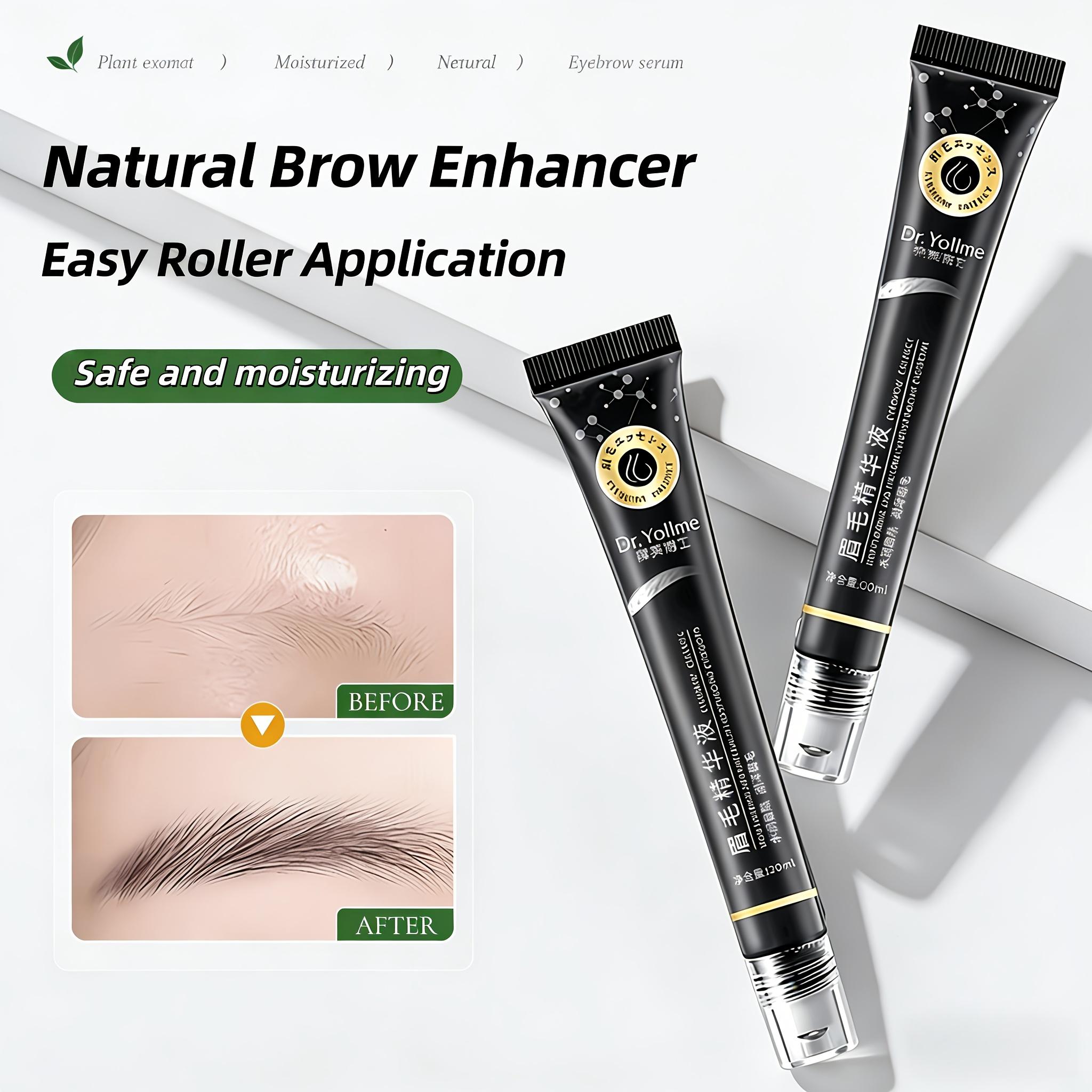 Eyebrow nourishing essence thick and slender mascara, suitable for both men and women, suitable for sparse or broken eyebrows, containing natural ingredients to help absorb, waterproof and durable wild eyebrow cream