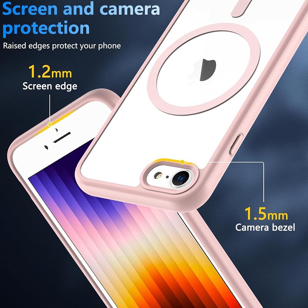 For iPhone Magnetic Case Cover For iPhone X XS XR XS Max 7 8 SE2 SE3 7Plus 8Plus 16E 17 16 15 14 13 12 11 Pro Max  PC Clear