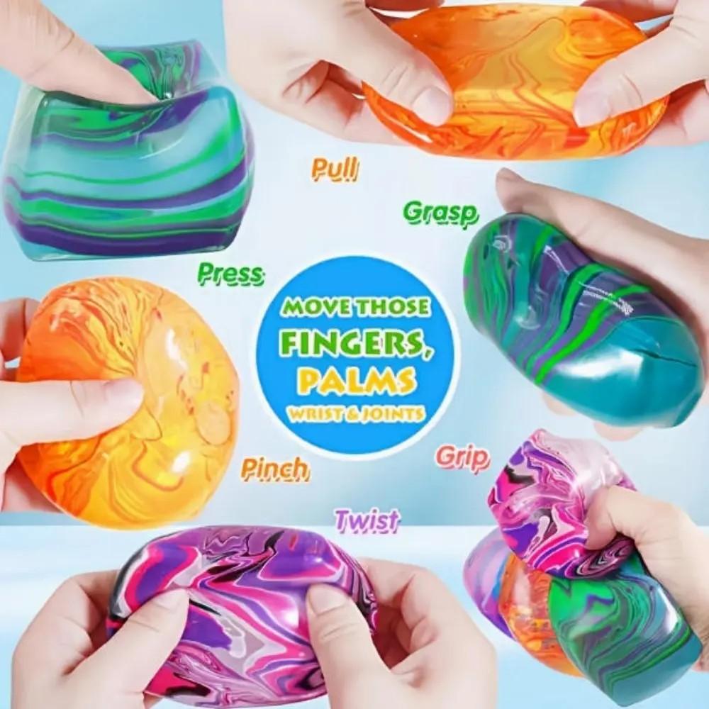Anxiety Relief Sensory Toy, Soft Touch Stress Ball, Hand Strength Training, Party Gift, Birthday Present, Filler for Gift Bags, Squishies