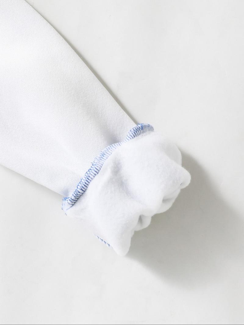 KPOP – The Huntress Girl Group  Girls' Short Baseball Coat, Cartoon Pattern Design, Elastic Fabric, Casual Sports School Uniform, Fall & Winter Outerwear, Casual Cute Outerwear