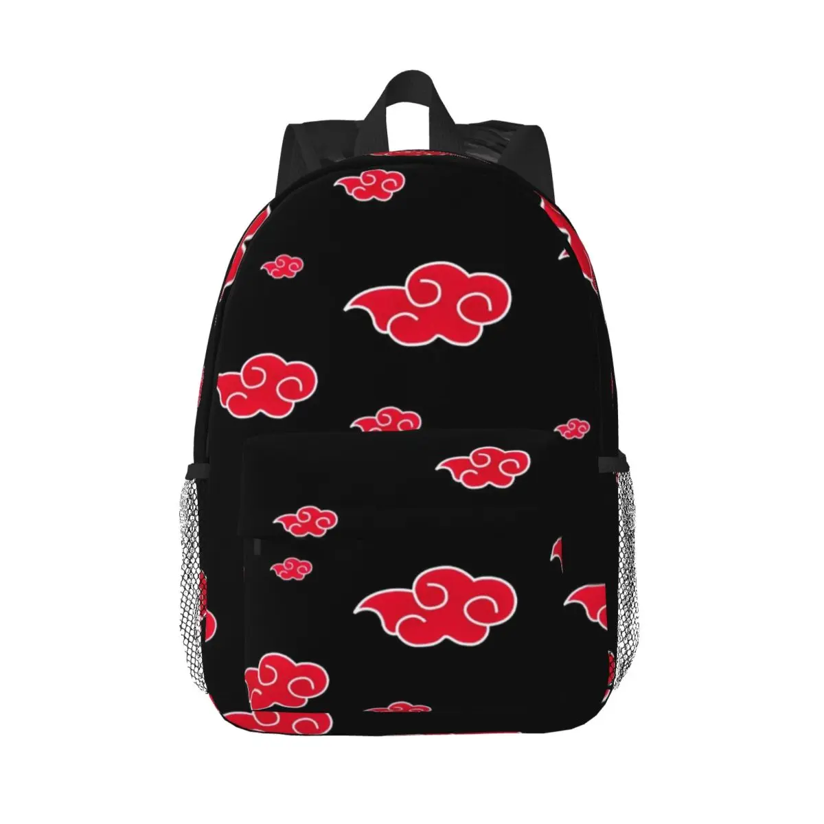 15in Naruto Multifunctional Backpack, 100% Polyester Twill, Adjustable Shoulder Straps, Lightweight All-Over Print, Side Pocket, High-Capacity, Load-Reducing Spine Protection, Better Rainproof Effect - Home Organizer Storage Bag for School Use, Going Out