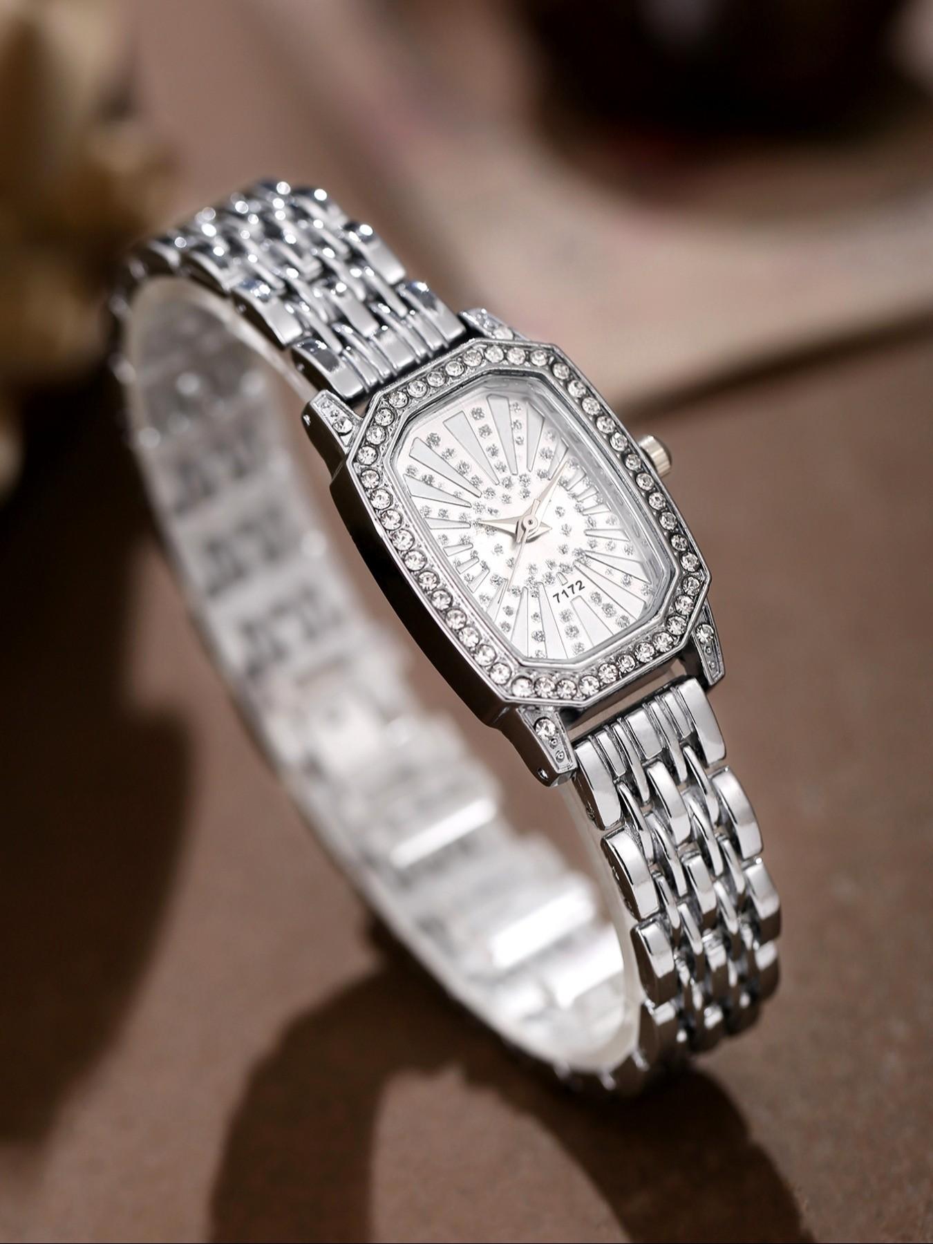 4pcs Luxury Couple Watches Set, Includes Wallet, Perfect Gift for Him, Valentine's Day, Christmas, Thanksgiving, Back-To-School Season