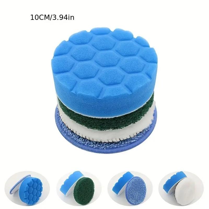 4pcs Replaceable Brush Head Accessories Kit, Compatible with Electric Rotating Washer, Cleaning Parts, Cleaning Supplies