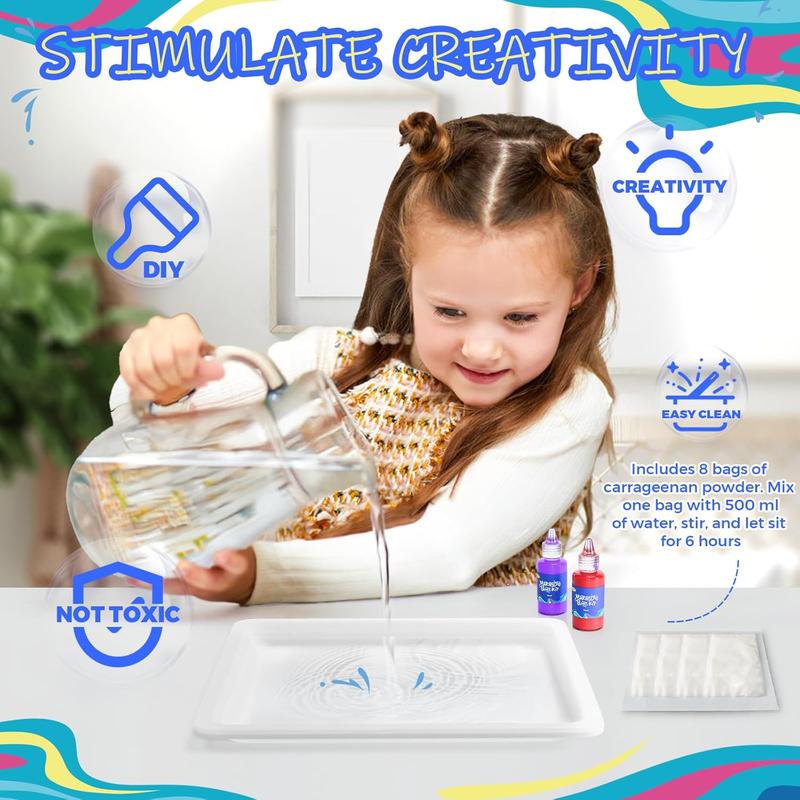 12/8 Colors Water Marbling Paint Kit, Arts and Crafts for Girls & Boys, Art Supplies for Kids Ages 3-5 4-8 8-12, Marbling Paint for DIY Crafts, Thanksgiving, Christmas and Birthday Gifts 12/8 Colors Water Marbling Paint Kit, Arts and Crafts for Girls & Boys, Art Supplies for Kids Ages 3-5 4-8 8-12, Marbling Paint for DIY Crafts, Thanksgiving, Christmas and Birthday Gifts