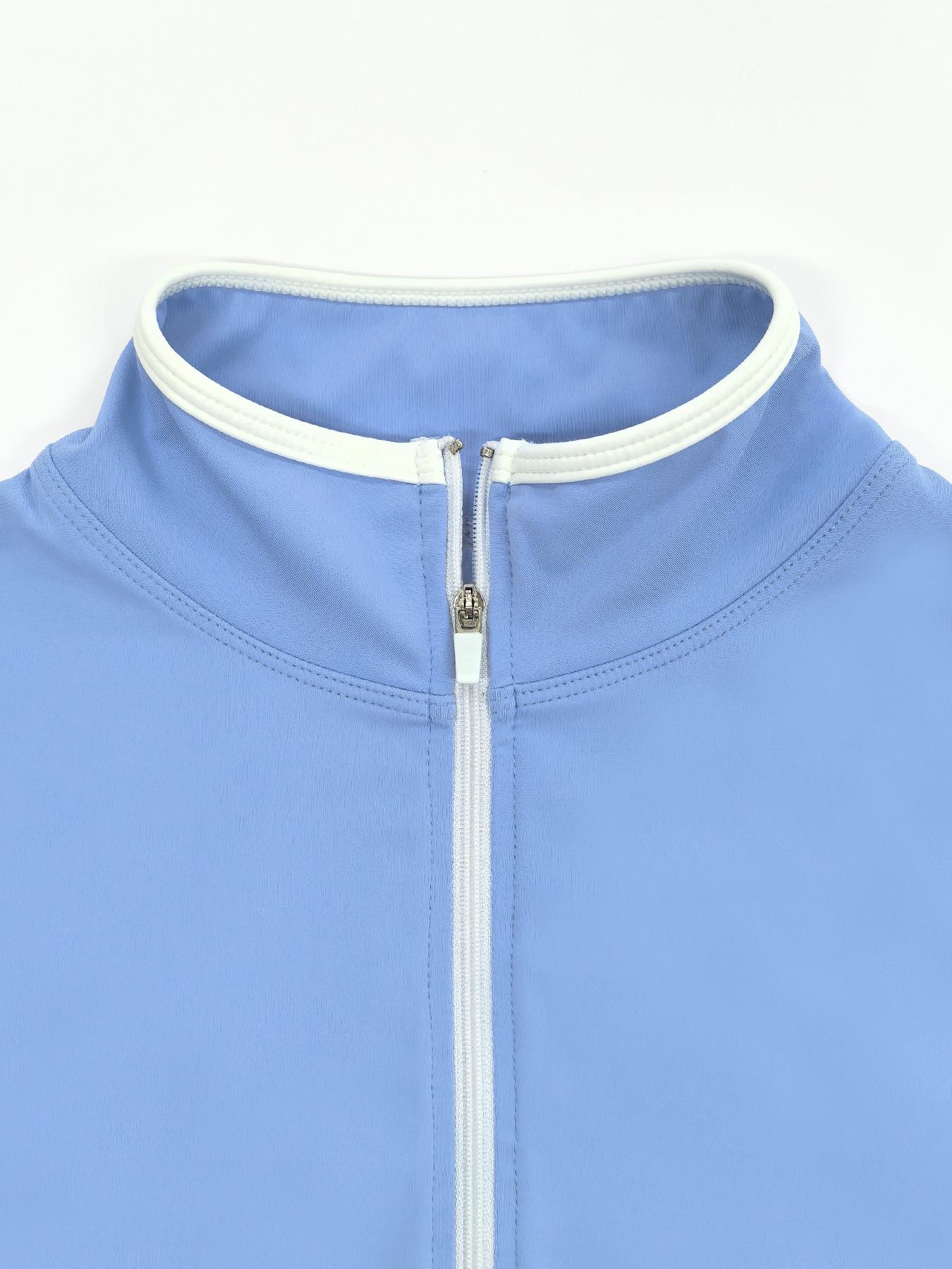 Women's Long Sleeve Crop Top & High Waist Leggings Sportswear Set, Comfy Breathable Sports Outfits for Yoga Gym Workout Running, Ladies Sportswear for All Seasons