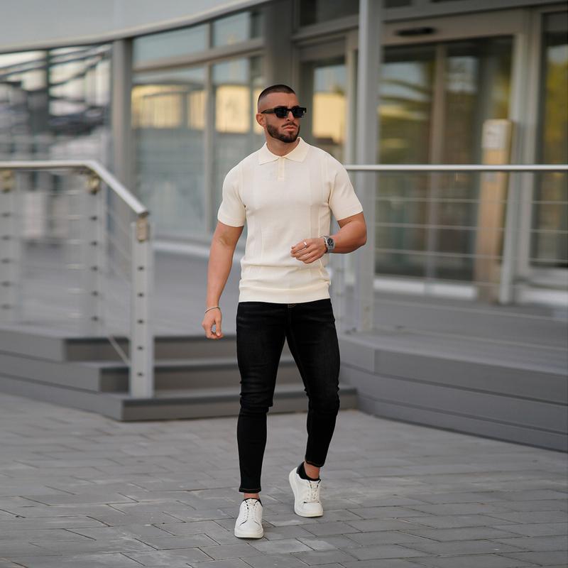 GINGTTO Men's Skinny Jeans Stretch Slim Fit Denim Pants