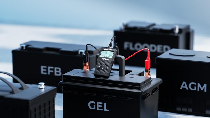 TOPDON BT30 12V Car Battery Tester Digital Automotive Diagnostic Analyzer Vehicle Cranking Charging Scanner Tool One For All