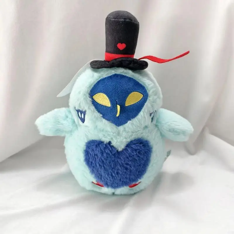 25cm Stuffed Cosplay Hotel Hazbin Vox Anime Animation Helluva Boss Husk Devil Bird Character Plush Toy Cute Cartoon Plushie Doll