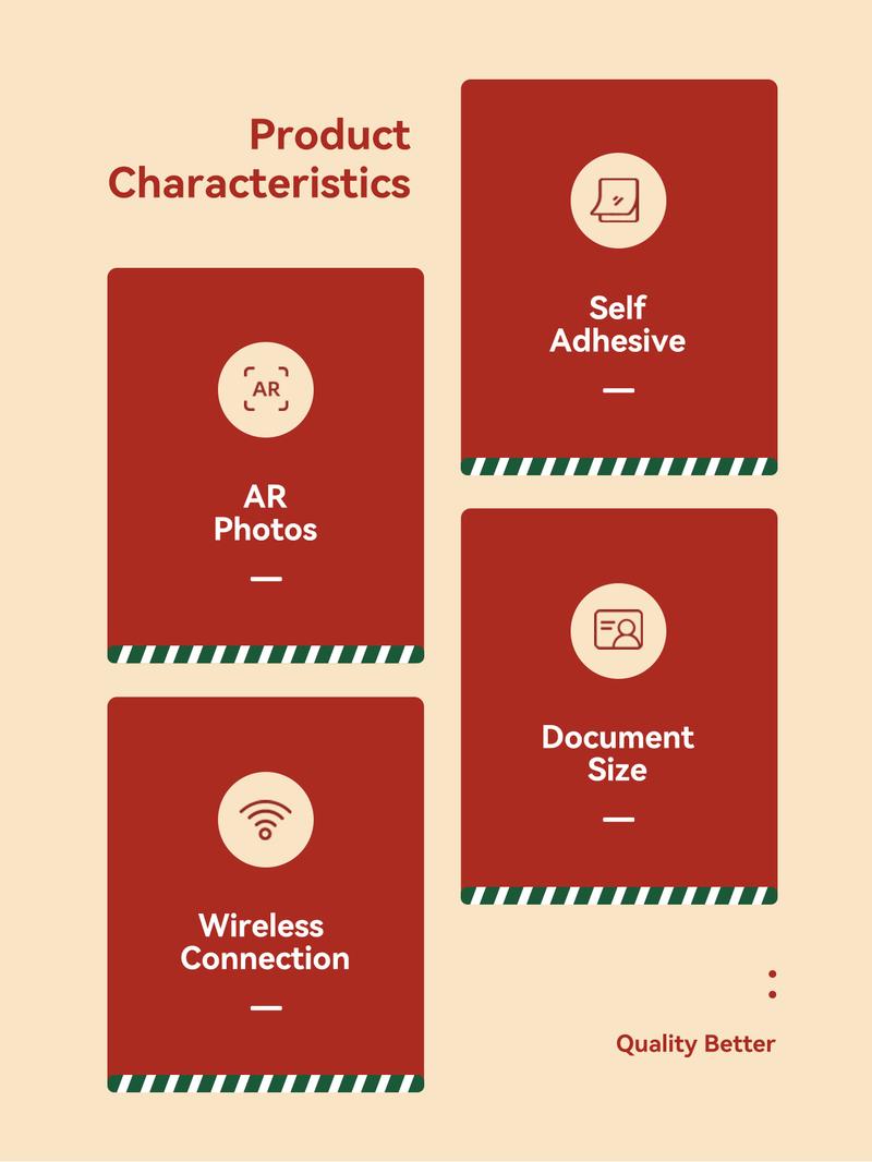 Hanin MT53 Mini Bluetooth Photo Printer – Portable Sticker Printer for iPhone & Android, 2x3" Instant Photos, GiftedInLove