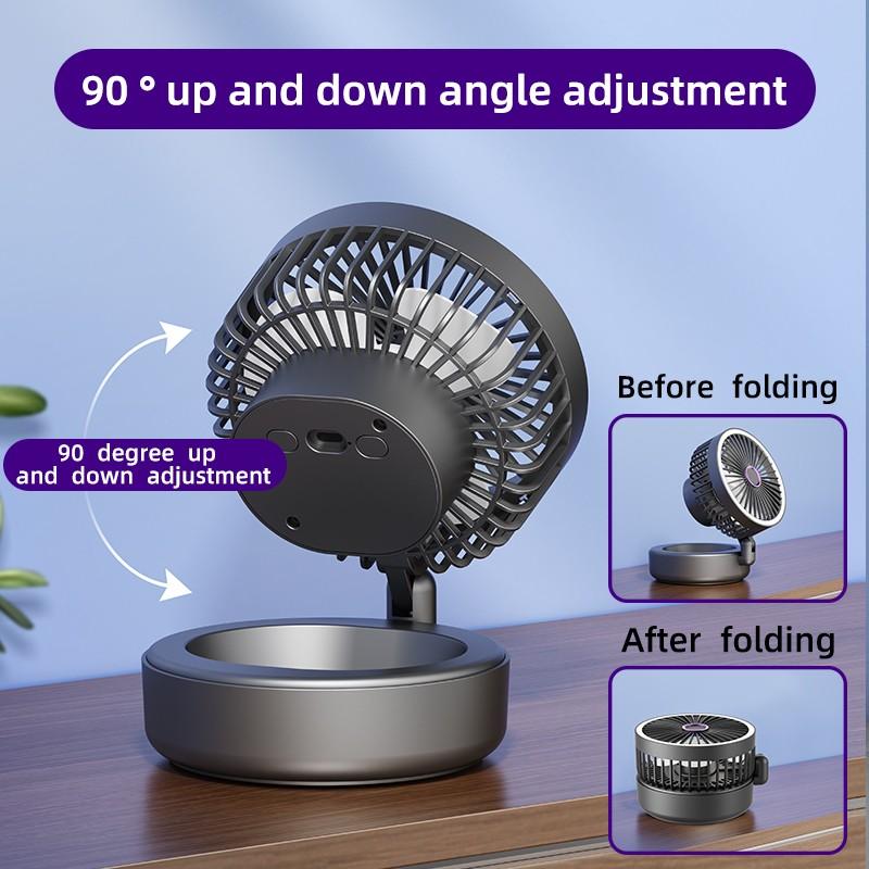 Wall-Mounted Small Fan, Stand-Alone Circulating Fan, Kitchen Fan, Dormitory Office Fan, Desktop Fan, Compact and Versatile Cooling Solution
