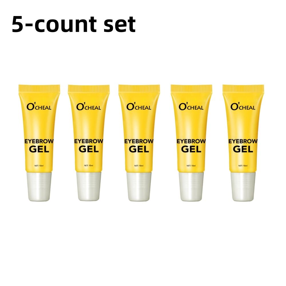 Wild Eyebrow Gel, Natural Setting Transparent Colorless Soft Jelly Shaping Brow Wax, Brow Styling Gel with Long-Lasting Hold and Easy Application