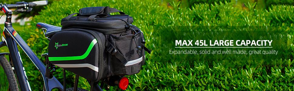 ROCKBROS Bike Panniers for Bicycle Trunk Bag 17L-45L bag Waterproof