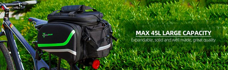 ROCKBROS Bike Panniers for Bicycle Trunk Bag 17L-45L bag Waterproof