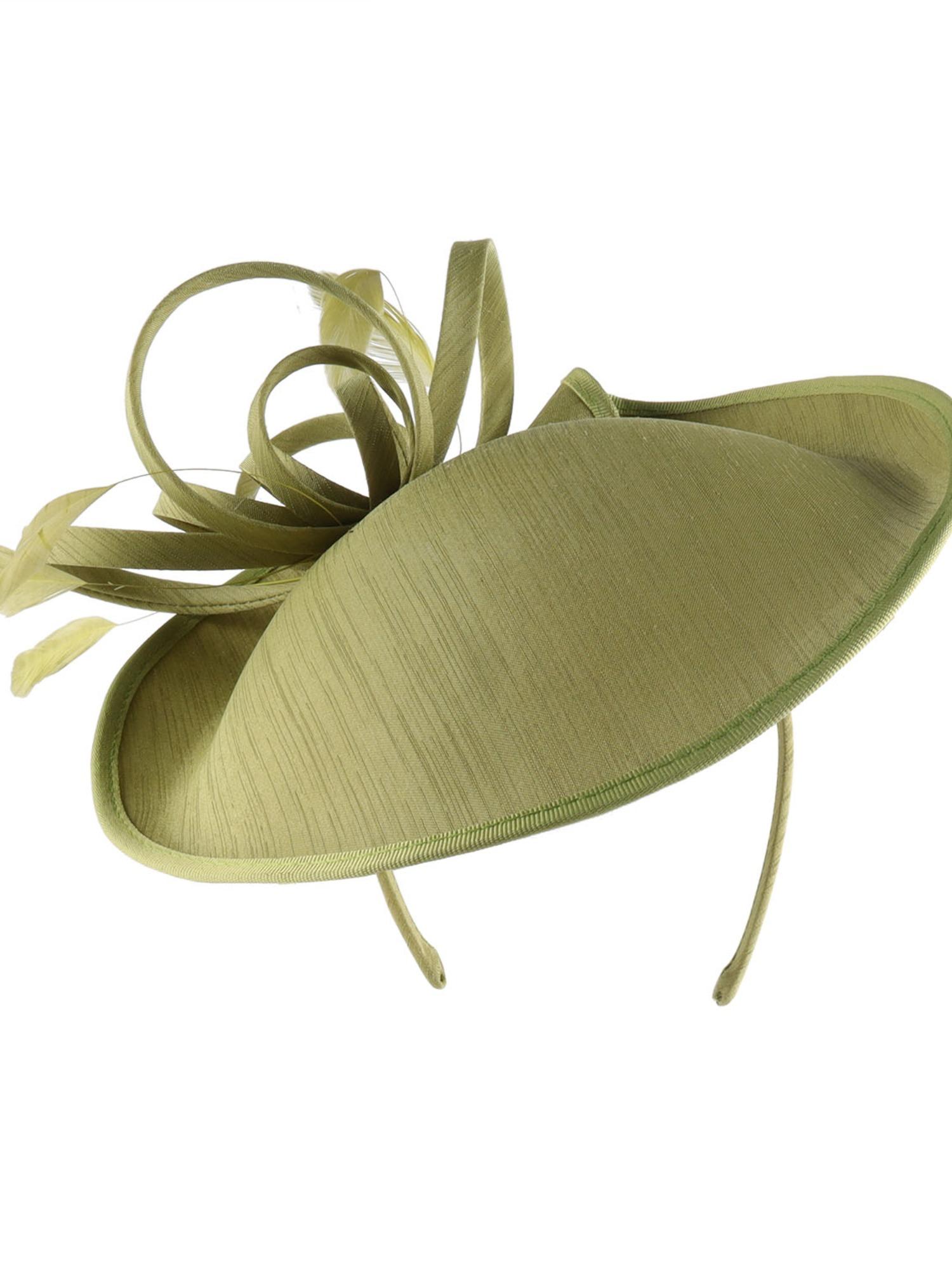 1PCS Women's Mesh Fascinator Hat with Wave Dot Decoration, Floral Feather Hair Accessory, Wedding Cocktail Party Headwear