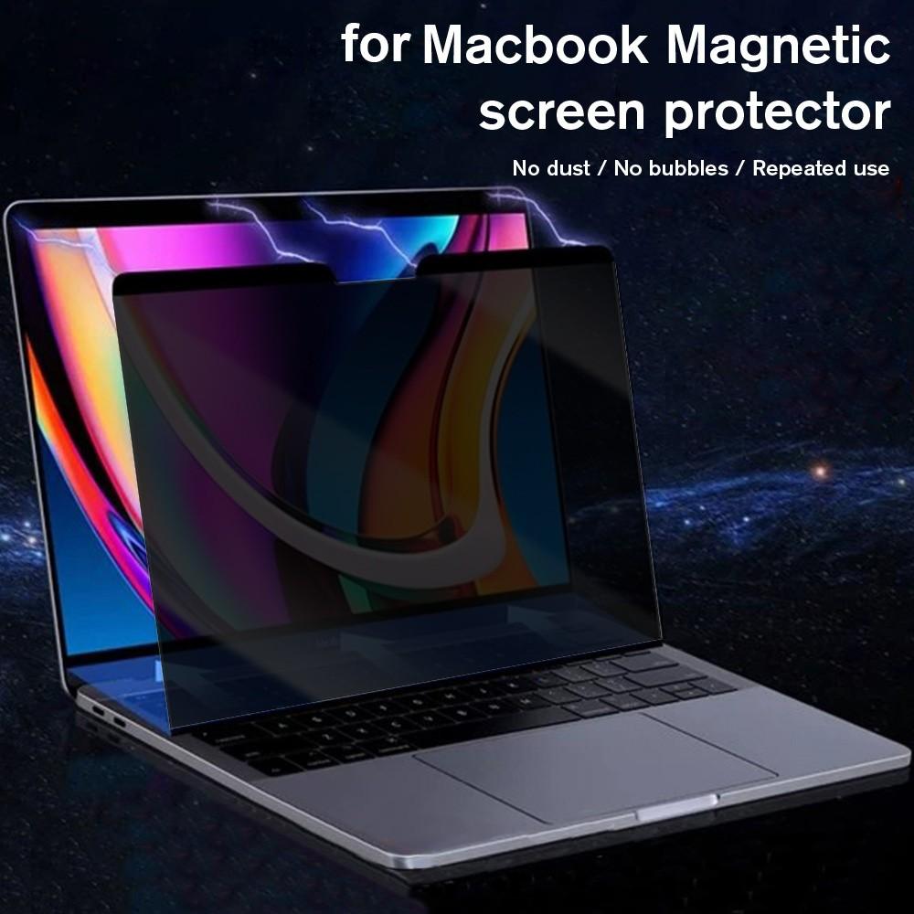 Magnetic Privacy Screen Protector for Macbook - Anti-Glare, Anti-Scratch, Anti-Fingerprint, Easy Installation for Air & Pro, Portable & Reusable with Storage Clip, Macbook Accessories