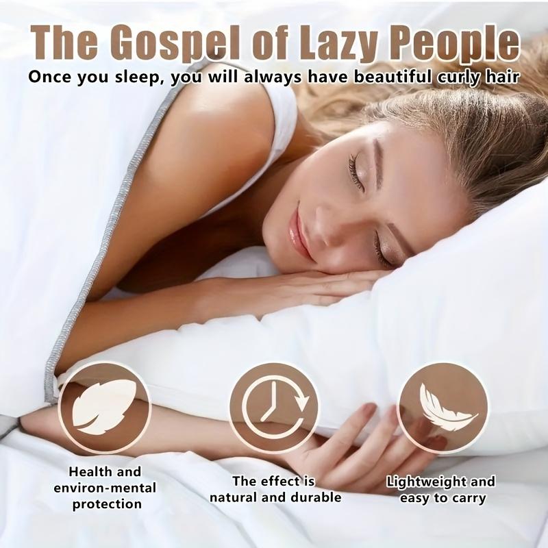 Women's Heat-Free Octopus Hair Curler, Soft Sleep Hair Band for Long Hair, Gentle and Safe, Blue/ Clip, Overnight Curling, Durable Clips