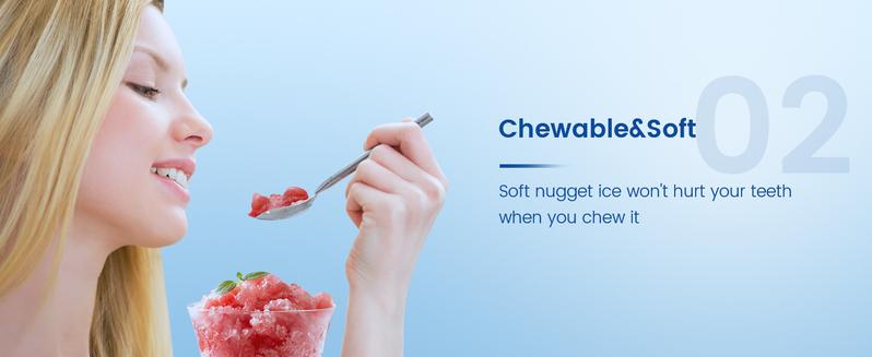 COWSAR Nugget Ice Maker Countertop, Chewable Nugget Ice Cubes Machine, Quick Ice Making 34Lbs/Day, Self-Cleaning, Portable Stainless Steel Ice Machine for Home Kitchen Office Party COWSAR Nugget Ice Maker Countertop, Chewable Nugget Ice Cubes Machine, Quick Ice Making 34Lbs/Day, Self-Cleaning, Portable Stainless Steel Ice Machine for Home Kitchen Office Party