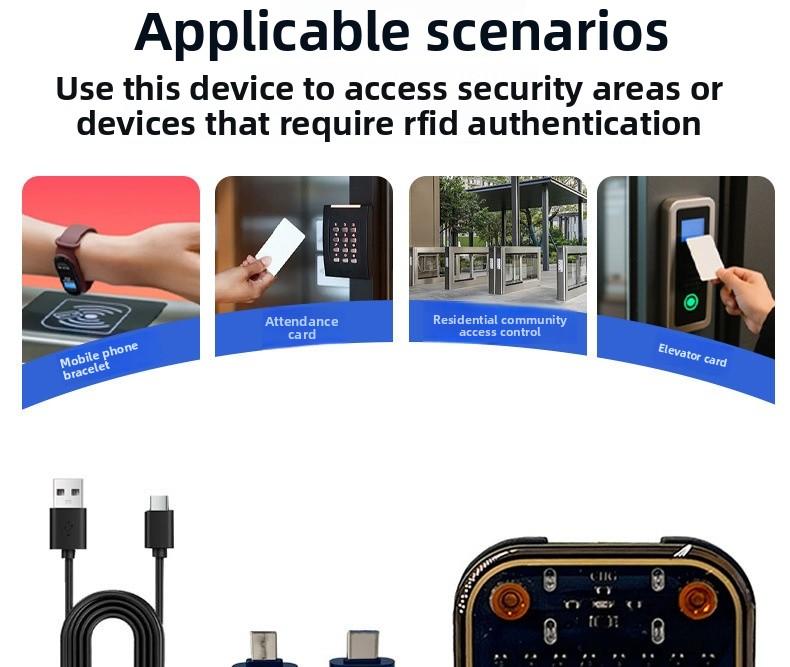 Chameleon Ultra Access Control Card Copier Duplicator with Full Function Reset for IC ID Cards Wireless Mechanical Keyboard Gaming PC RGB Safe