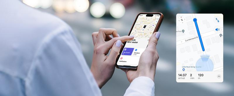 Magnetic Wallet for iPhone 16/15/14/13/12 with 3 Card Slots, Magnetic Wallet, Phone Wallet & Adjustable Stand, Black，find my Shockproof Cellphone Smartphone 【Christmas】