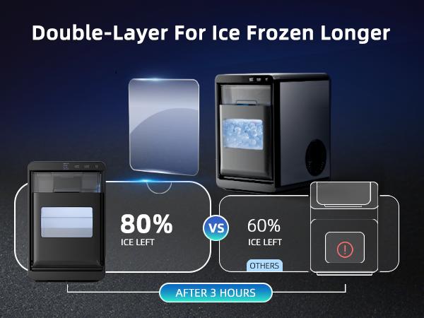 Antarctic Star Nugget Ice Maker 45Lbs/Day Quick 10-15min Self-Cleaning 24H Timer Clear Visual double door,for Home Office Bar Party Icemakermachine 【TikTokShopBlackFriday】 Antarctic Star Nugget Ice Maker 45Lbs/Day Quick 10-15min Self-Cleaning 24H Timer Clear Visual double door,for Home Office Bar Party Icemakermachine 【TikTokShopBlackFriday】