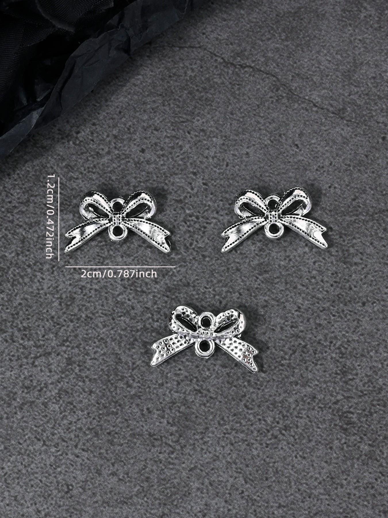 10 Gothic Punk Skull Spider Cross Butterfly Charms, DIY Jewelry Making, Earrings Necklaces Bracelets Keychains, Halloween Accessories