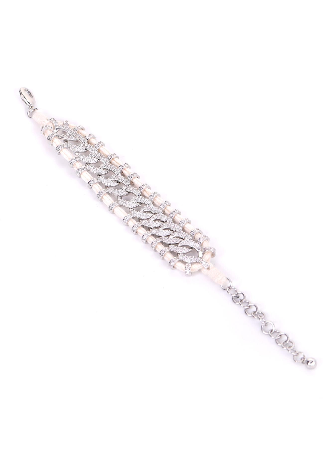 Luxury Vintage Full-Diamond Wool Braided Bracelet | Niche High-End Colorful Crystal Design | Exotic Jewelry | Perfect for Stylish Sister Matching & Street Looks