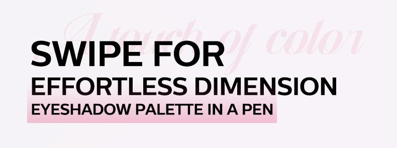 Three-Color Gradient Eyeshadow Stick, Matte Finish, Waterproof, Long-Lasting, Neutral Shades, Easy Application, Perfect for All Skin Types