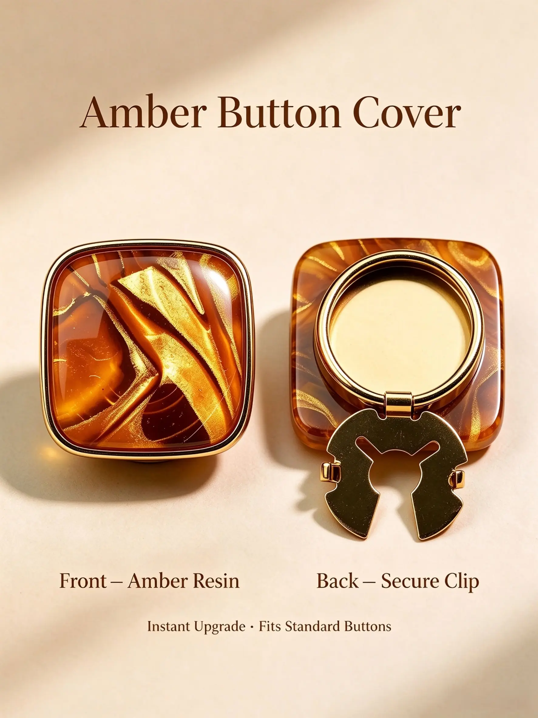 1 Pack Ruby Crystal Button Cover, Gold Tone Decorative Shirt Button Cover Clip with Rhinestone Halo, Snap Closure Anti-Gape Collar Decor for Blouse Shirt Dress Office Daily Wear, Christmas Birthday Holiday Gift for Women Her