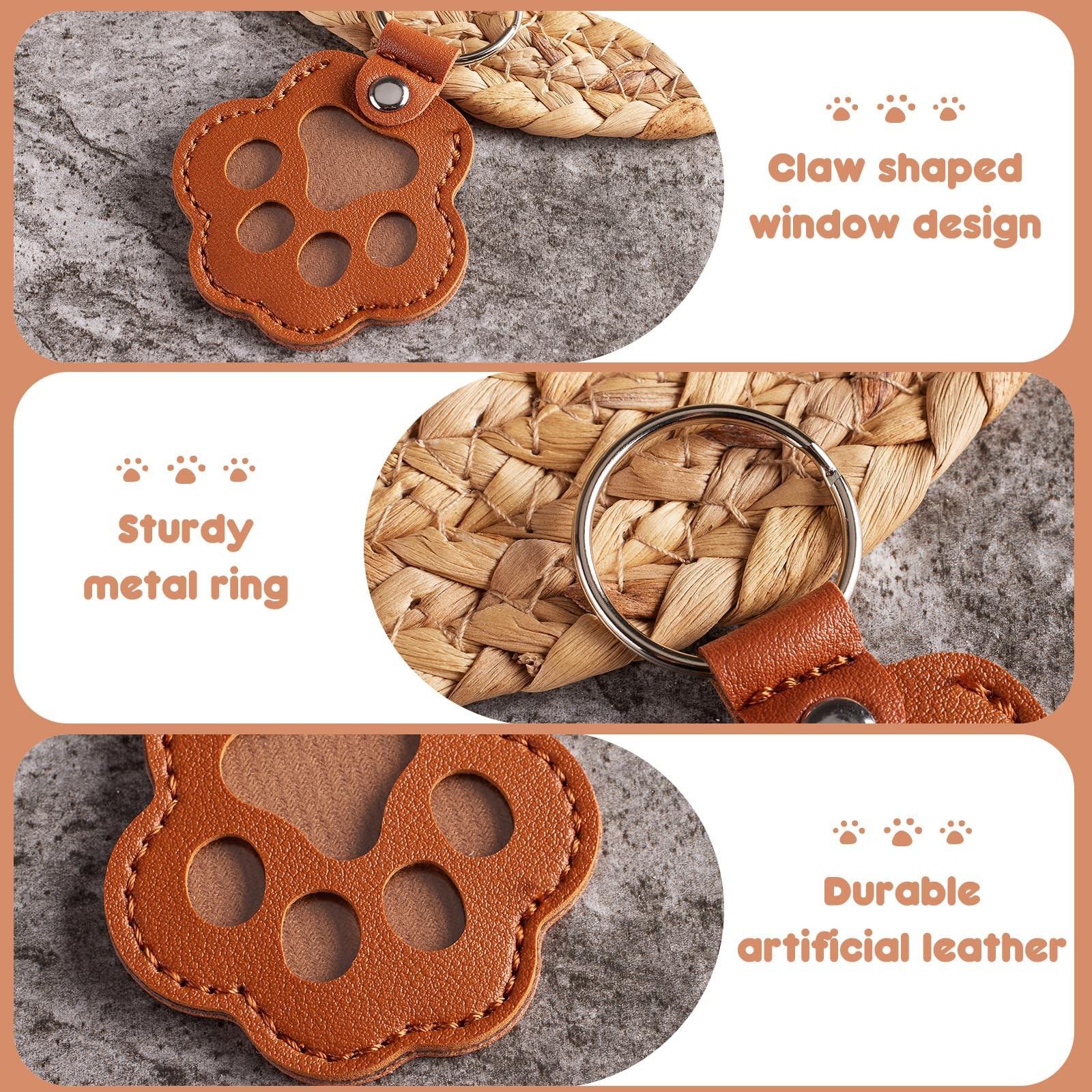 Pet Hair Storage Keychain, Paw Shaped Fur Keepsake, Dog Cat Hair Collector, Commemorative Gift for Pet Enthusiasts, Unique Souvenir