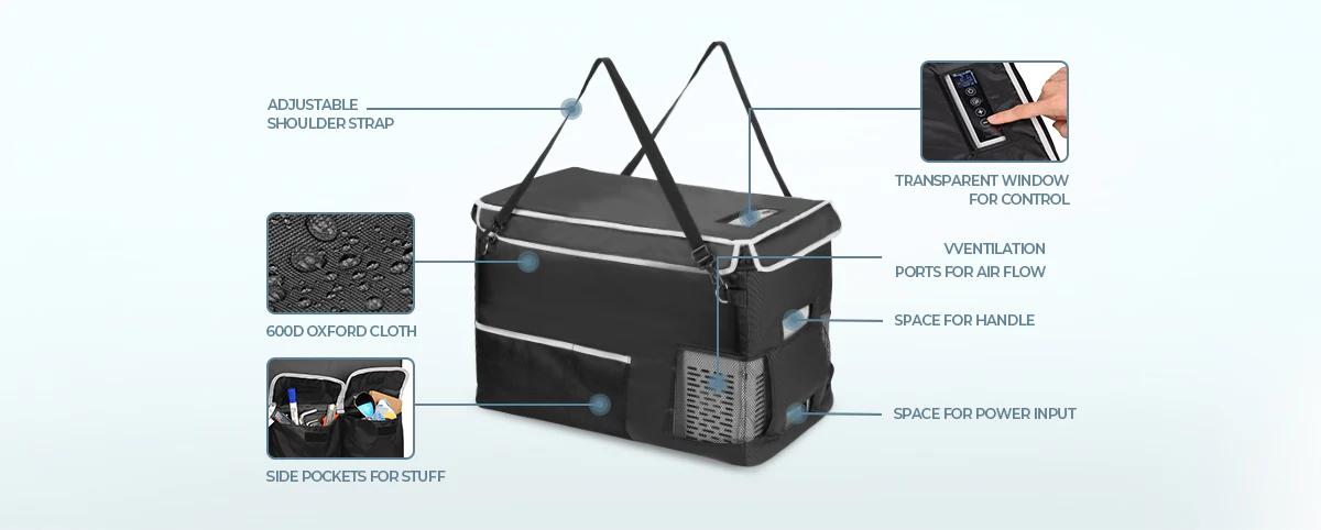 【THIS IS A COVER LINK】BougeRV fridge cover refrigerator case match BougeRV's fridge