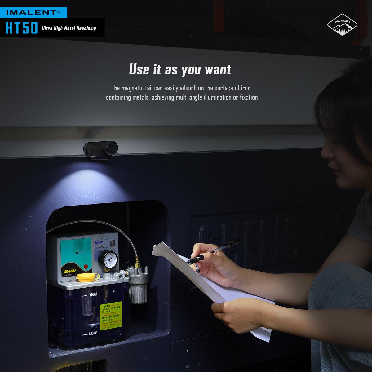 IMALENT HT50 Headlamp 3000 Lumen Led Rechargeable Flashlight, Super Bright Head Lamp with Red White Light for Camping, Outdoor, Running and Hiking