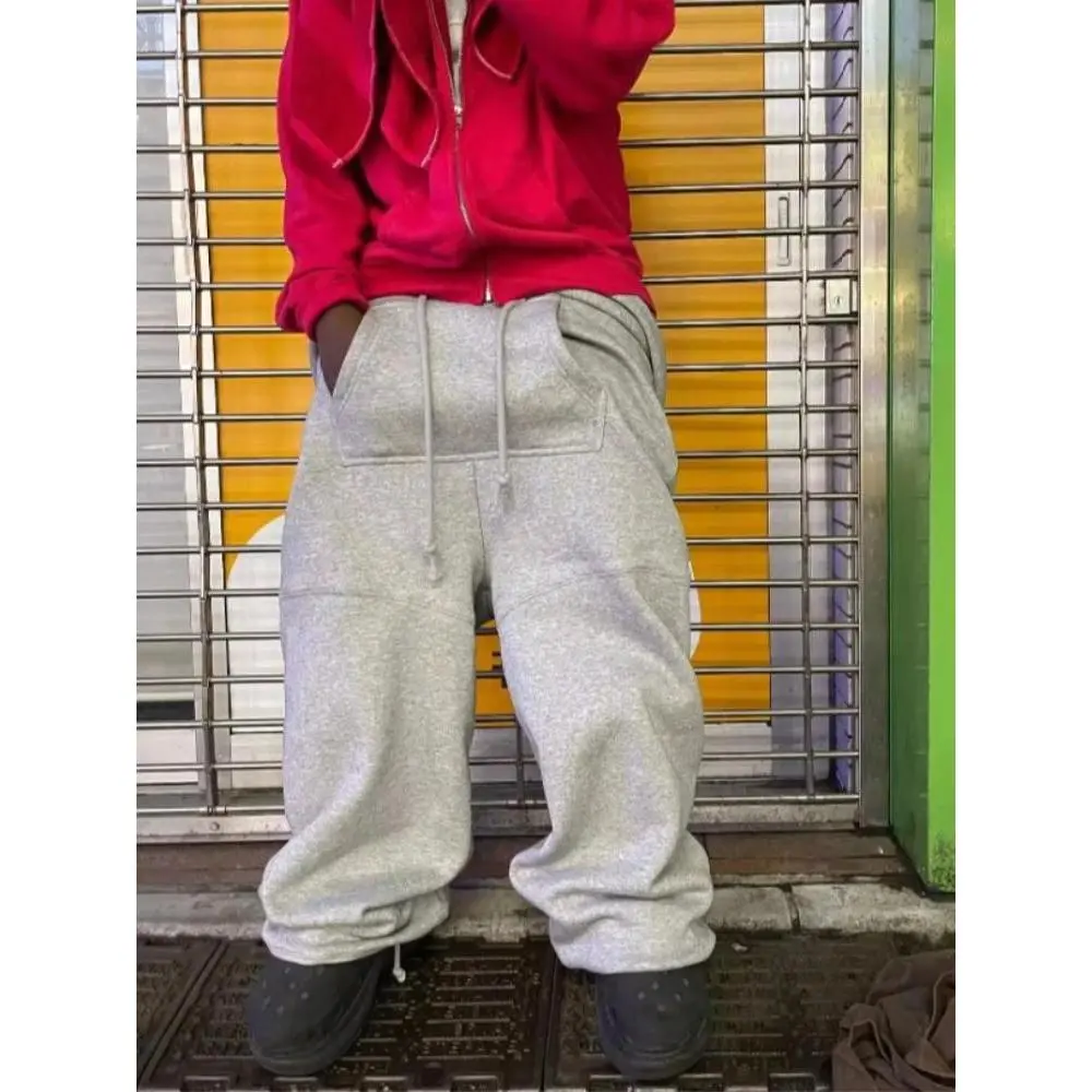 Men Hip Hop Personality Hoodie Pants Space Undercover Werewolf Kill Loose Sweatshirt Y2k Trend Hooded Pocket Casual Pants Jogger
