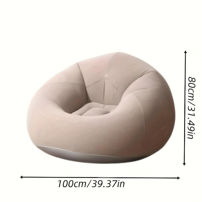 Large Inflatable Sofa Chair, PVC Material Bean Bag Couch, Living Room Furniture, Outdoor Camping Sofa, Comfortable Lazy Lounge Seat