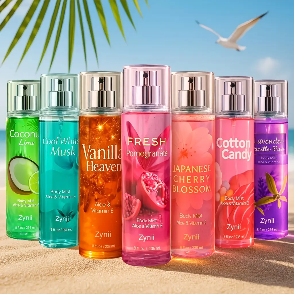 18 Varieties Hair Fragrance Spray - 8oz, Women'S Perfume, Lasts 6-8 Hours, Must-Have Item, Perfect For Daily Dates, Surprise Gift, Ideal Everyday Present, Easy To Use Hair Mist, Valentine'S Day Gift.