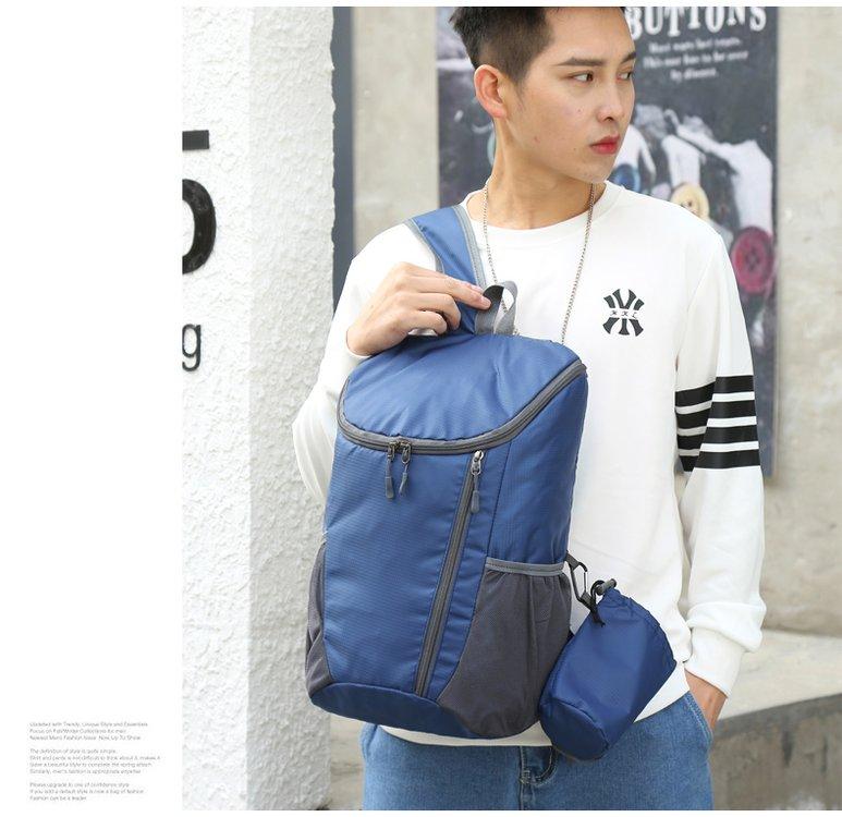 Foldable Outdoor Backpack, Lightweight Waterproof Travel Bag, Large Capacity Hiking Pack, Portable Storage Skin Bag, Cross-Border Exclusive