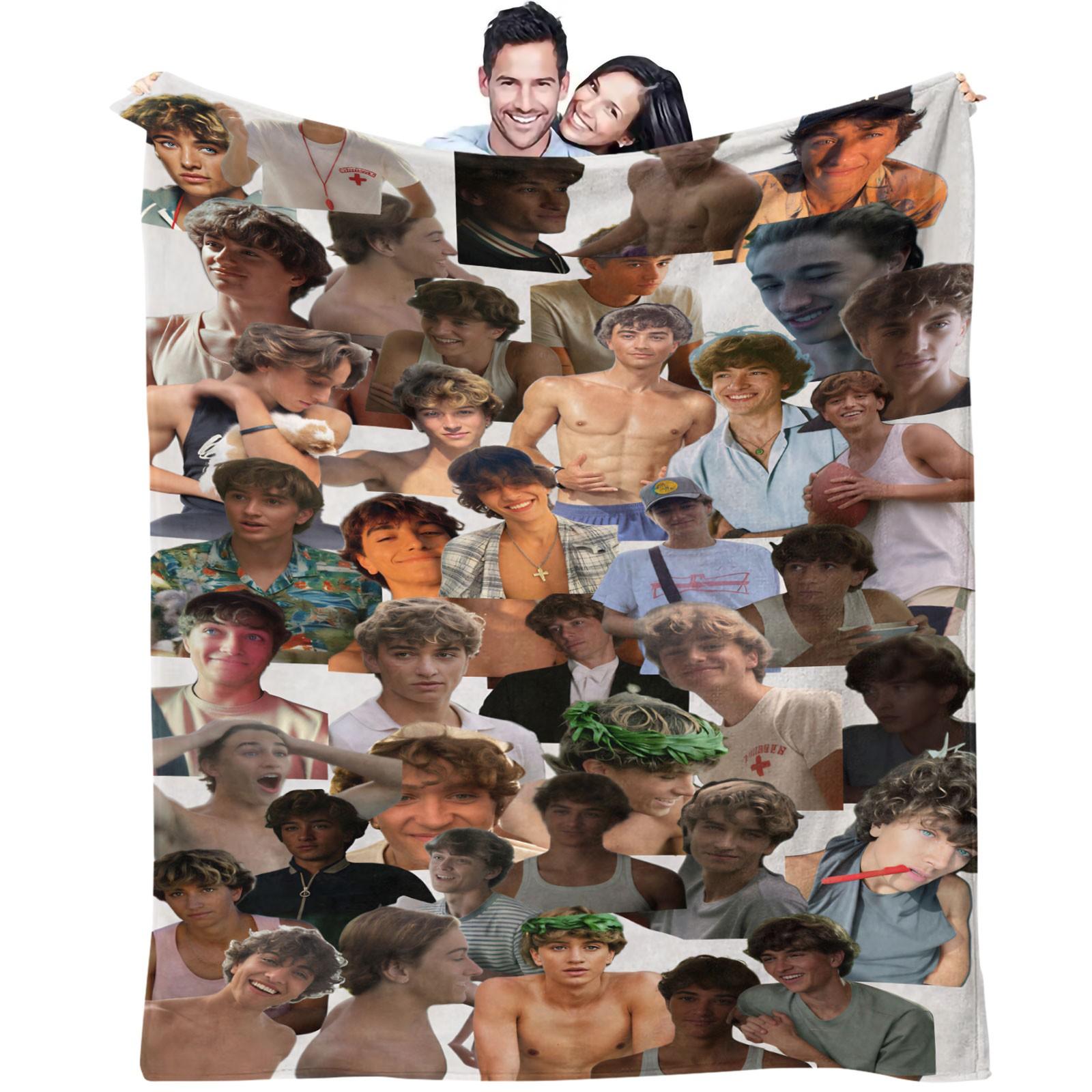 Malachi Barton Patterned Blanket, Everyday Holiday Birthday Gift For Kids And Adults, Soft, Warm And Lightweight Plush Blanket For Bed, Sofa, Car, Room Decoration