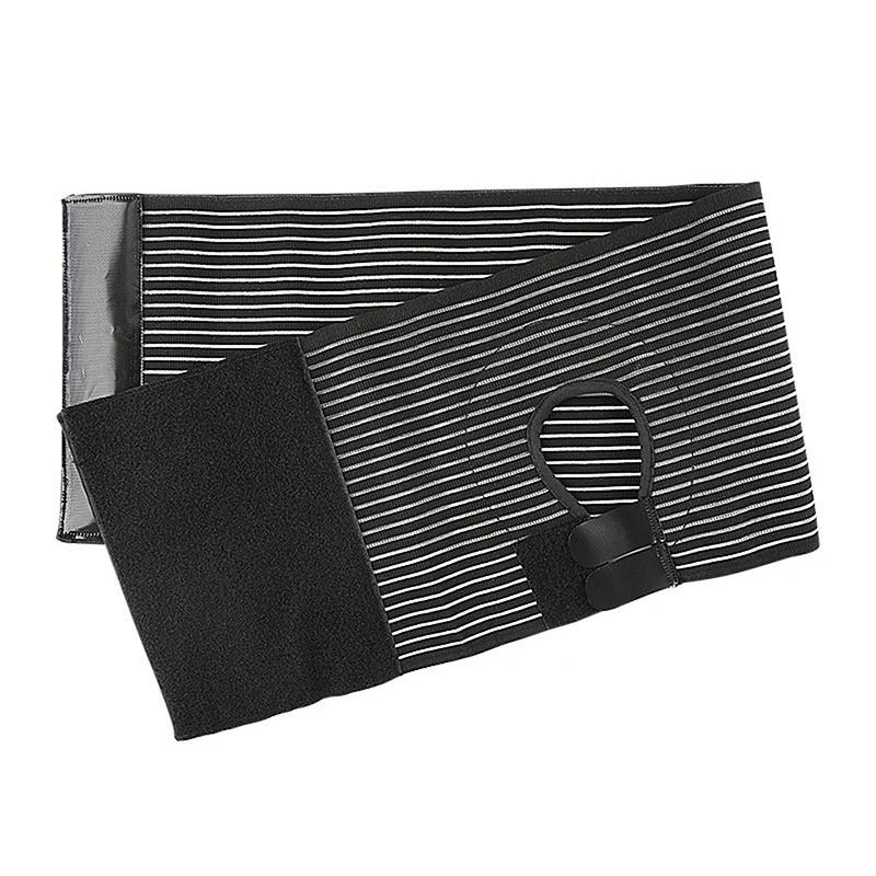 Ostomy Support Belt Adjustable Abdominal Binder for Colostomy Ileostomy Stoma Care, Elastic Waist Belt  Breathable Hernia Support Brace for Postoperative Care & Daily Comfort