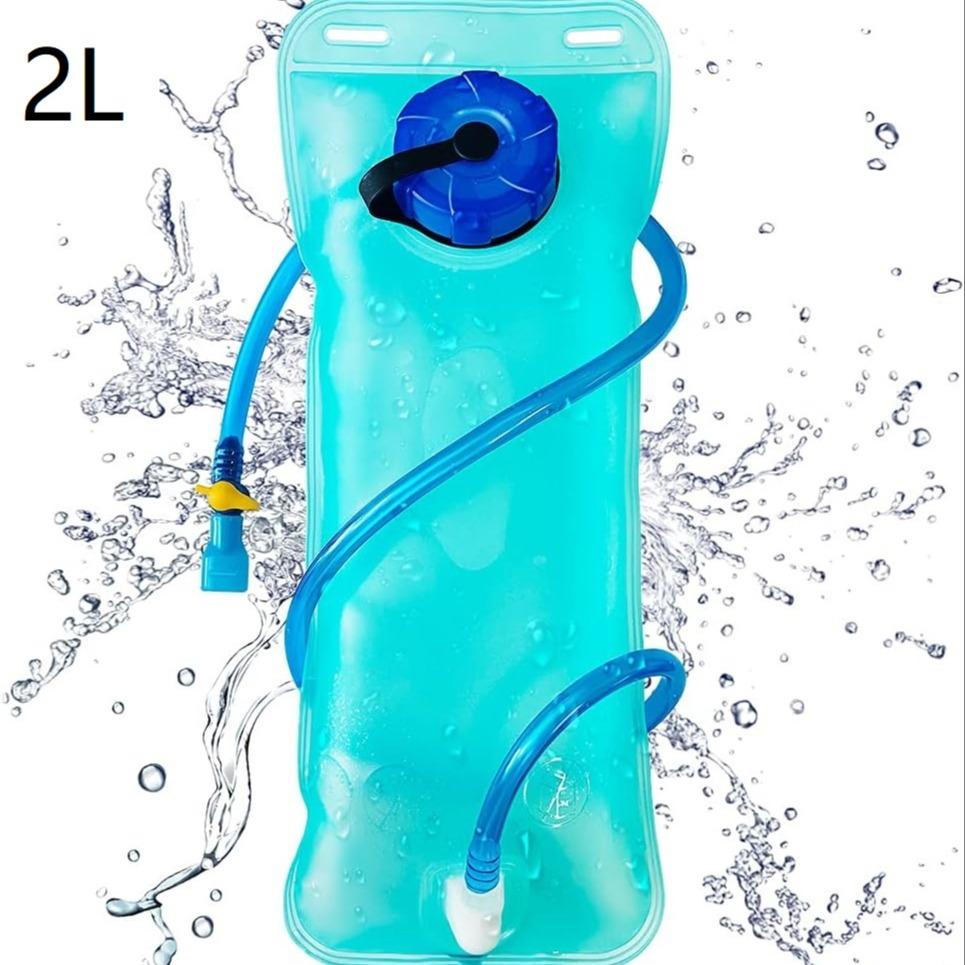 Hydration Bladder,Water Bladder Hydration Reservoir Leakproof Durable Waterproof Water Storage Bladder Bag, Bladder Replacement for Backpacks for Hiking Camping Running Cycling, Outdoor Activities